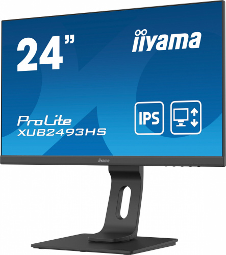 Монитор Iiyama 23.8" ProLite XUB2493HS-B4 черный IPS LED 16:9 HDMI M/M матовая HAS Pivot 250cd 178гр/178гр 1920x1080 D-Sub DisplayPort FHD 5.7кг фото 5