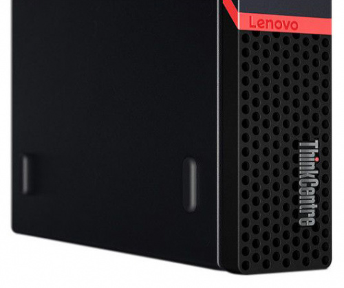 ПК Lenovo ThinkCentre M715q slim A6 Pro 8570E (3)/4Gb/500Gb 7.2k/R5/noOS/GbitEth/клавиатура/мышь/черный фото 2