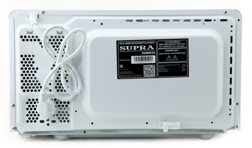 Микроволновая Печь Supra 20MW35 20л. 700Вт белый фото 4