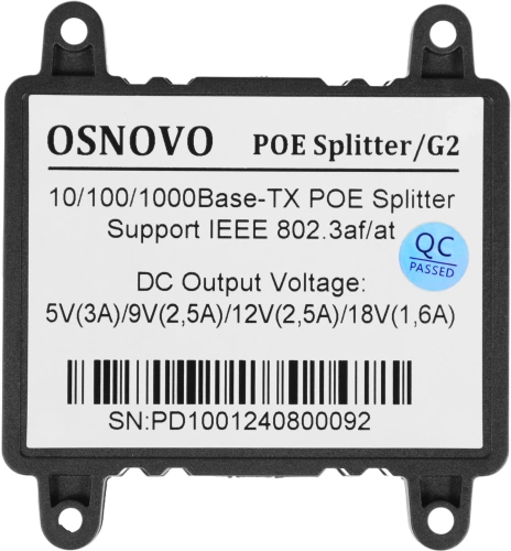 Сплиттер PoE Osnovo PoE Splitter/G2 фото 8