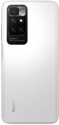 Смартфон Xiaomi Redmi 10 128Gb 4Gb белая галька моноблок 3G 4G 2Sim 6.5" 1080x2400 Android 11 50Mpix 802.11 a/b/g/n/ac NFC GPS GSM900/1800 GSM1900 TouchSc A-GPS microSD max512Gb фото 4