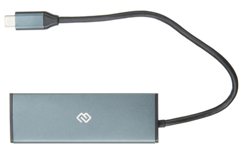 Разветвитель USB-C Digma HUB-3U3.0С-UC-G 4порт. серый фото 6