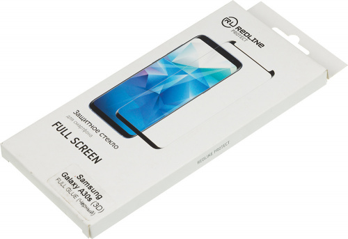 Защитное стекло для экрана Redline черный для Samsung Galaxy A30s 1шт. (УТ000018625) фото 2