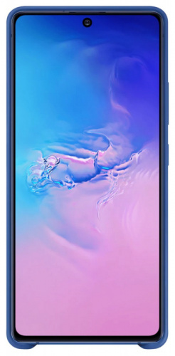 Чехол (клип-кейс) Samsung для Samsung Galaxy S10 Lite Silicone Cover синий (EF-PG770TLEGRU) фото 3