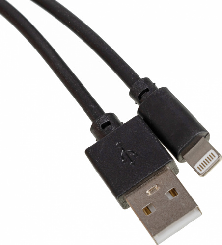 Кабель USB (m)-Lightning (m) 3м черный фото 2