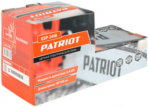 Электрическая цепная пила Patriot ESP 2418 2400Вт дл.шины:18" (45cm) (220301560) фото 3