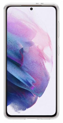Чехол (клип-кейс) Samsung для Samsung Galaxy S21 Clear Cover прозрачный (EF-QG991TTEGRU) фото 3