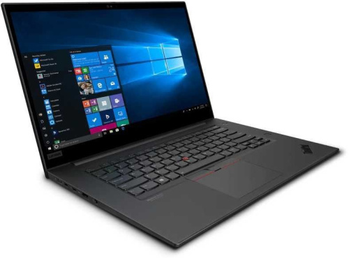Ноутбук Lenovo ThinkPad P1 Core i9 10885H 32Gb SSD1Tb NVIDIA Quadro T2000 4Gb 15.6" IPS UHD (3840x2160) Windows 10 Professional black WiFi BT Cam фото 3