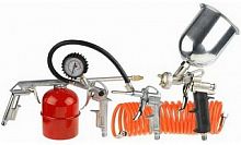 Набор пневмоинструментов Stayer 06488-H5 компл.:5 предметов красный/оранжевый