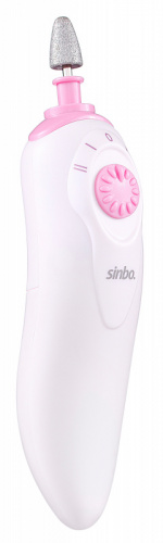 Маникюрно-педикюрный набор Sinbo SS 4052 насадок в компл.:5шт белый/розовый фото 6