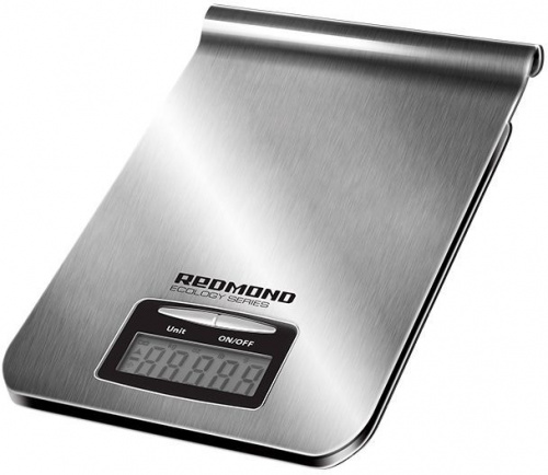 Весы кухонные электронные Redmond RS-M732 макс.вес:5кг серебристый фото 3