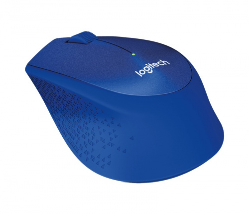Мышь Logitech M330 Silent Plus синий оптическая (1000dpi) беспроводная USB (2but) фото 2