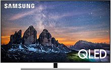 Телевизор QLED Samsung 65" QE65Q80RAUXRU Q серебристый/CURVED/Ultra HD/1200Hz/DVB-T2/DVB-C/DVB-S2/USB/WiFi/Smart TV (RUS)