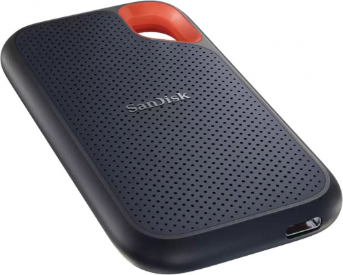 Накопитель SSD Sandisk USB-C 500Gb SDSSDE61-500G-G25 Extreme Portable V2 1.8" черный фото 2