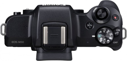 Фотоаппарат Canon EOS M50 черный 24.1Mpix 3" 4K WiFi 15-45 IS STM LP-E12 (с объективом) фото 3