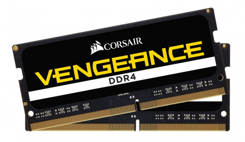 Память DDR4 2x8Gb 2400MHz Corsair CMSX16GX4M2A2400C16 Vengeance RTL PC4-19200 CL16 SO-DIMM 260-pin 1.2В фото 2