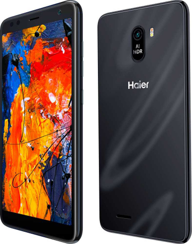 Смартфон Haier S5 Silk 16Gb 2Gb черный моноблок 3G 4G 2Sim 5.5" 480x960 Android 10 5Mpix 802.11 b/g/n GPS GSM900/1800 GSM1900 TouchSc MP3 FM A-GPS microSD max64Gb фото 4