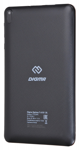 Планшет Digma Optima 7 A101 3G SC7731E (1.3) 4C RAM1Gb ROM8Gb 7" TN 1024x600 3G Android 10.0 Go черный 0.3Mpix 0.3Mpix BT GPS WiFi Touch microSD 128Gb minUSB 2000mAh фото 7