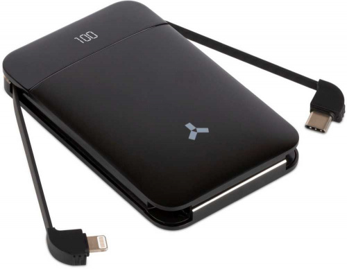Мобильный аккумулятор Accesstyle Flax 8MP Li-Pol 8000mAh 2.1A черный 1xUSB фото 2