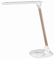 Светильник настольный Эра NLED-456-10W-W-G (Б0028436) на подставке белый/золотистый 10Вт