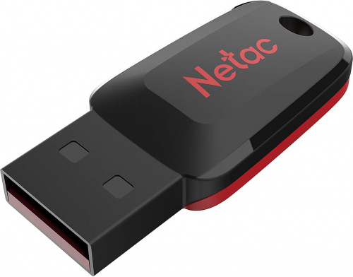 Флеш Диск Netac 128GB U197 NT03U197N-128G-20BK USB2.0 черный/красный фото 2