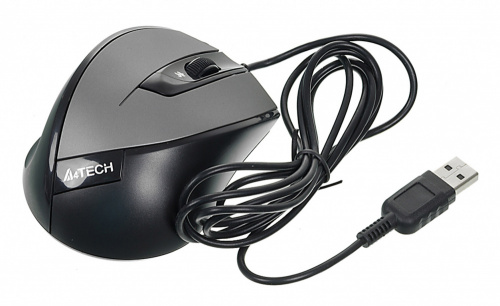 Мышь A4Tech V-Track Padless N-600X серый оптическая (1600dpi) USB (4but) фото 2
