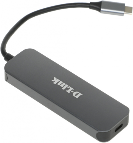 Разветвитель USB-C D-Link DUB-2340 4порт. черный (DUB-2340/A1A) фото 3