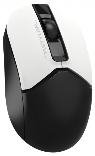 Мышь A4Tech Fstyler FB12 белый/черный оптическая (1200dpi) беспроводная BT/Radio USB (3but) фото 2