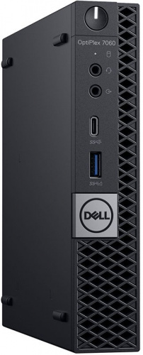 ПК Dell Optiplex 7060 Micro i5 8500T (2.1)/8Gb/SSD256Gb/UHDG 630/Windows 10 Professional Single Language 64/GbitEth/WiFi/BT/90W/клавиатура/мышь/черный фото 3