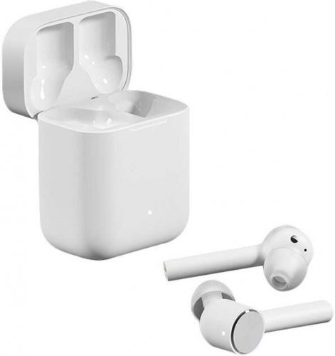 Гарнитура вкладыши Xiaomi Mi True Wireless Earphones белый беспроводные bluetooth в ушной раковине (ZBW4485GL) фото 2