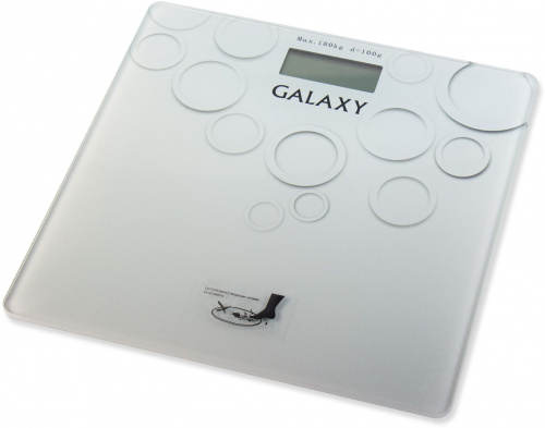 Весы напольные электронные Galaxy GL 4806 макс.180кг белый фото 3