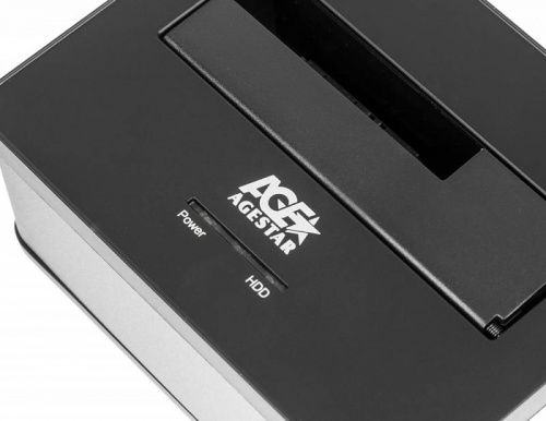 Док-станция для HDD AgeStar 3UBT7 SATA III USB3.0 пластик/алюминий черный 1 фото 2