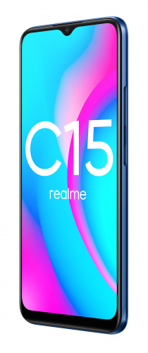 Смартфон Realme C15 64Gb 4Gb синий моноблок 3G 4G 2Sim 6.52" 720x1600 Android 10 13Mpix WiFi NFC GPS GSM900/1800 GSM1900 MP3 фото 7