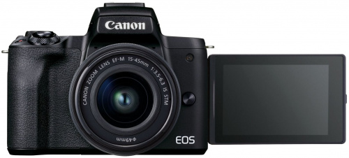 Фотоаппарат Canon EOS M50 Mark II черный 24.1Mpix 3" 4K WiFi EF-M15-45 IS STM EF-M55-200 IS STM LP-E12 (с объективом) фото 12