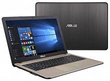 Ноутбук Asus VivoBook A540LA-XX1214T Core i3 5005U/4Gb/500Gb/Intel HD Graphics 5500/15.6"/HD (1366x768)/Windows 10/black/WiFi/BT/Cam