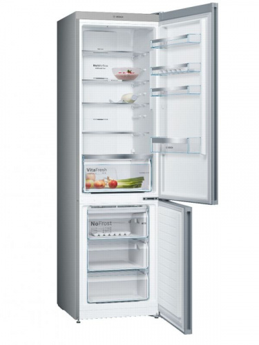 Холодильник Bosch KGN39VL22R серебристый (двухкамерный) фото 2