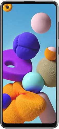 Смартфон Samsung SM-A217F Galaxy A21s 64Gb 4Gb черный моноблок 3G 4G 2Sim 6.5" 720x1600 Android 10 48Mpix 802.11 a/b/g/n/ac NFC GPS GSM900/1800 GSM1900 TouchSc MP3 microSD max512Gb
