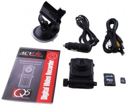 Видеорегистратор ACV Q5 Lite черный 5Mpix 1080x1920 1080p 120гр. GPS Ambarella A2S60 фото 5