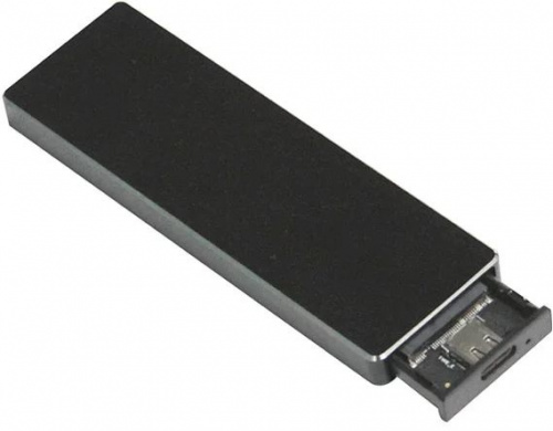 Внешний корпус SSD AgeStar 31UBVS6C NVMe/SATA USB3.0 алюминий черный M2 2280 B/M-key фото 2