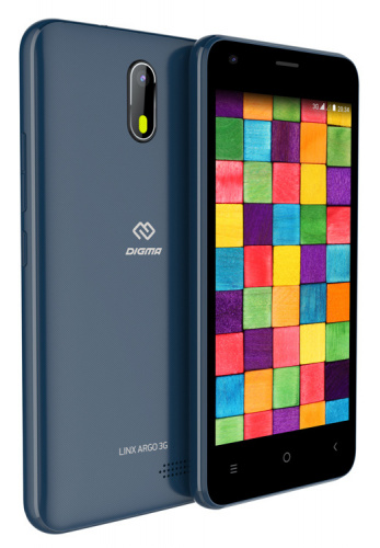 Смартфон Digma LINX Argo 3G 8Gb 512Mb синий моноблок 3G 2Sim 4.5" 480x854 Android Go 2Mpix 802.11bgn GPS GSM900/1800 GSM1900 TouchSc MP3 FM microSDHC max32Gb фото 2