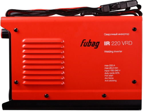 Сварочный аппарат Fubag IR 220 V.R.D инвертор ММА DC 8.7кВт фото 5