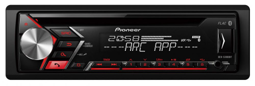 Автомагнитола CD Pioneer DEH-S3000BT 1DIN 4x50Вт фото 2