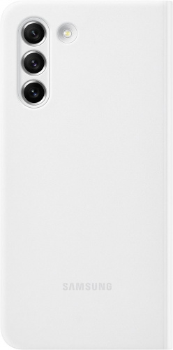 Чехол (флип-кейс) Samsung для Samsung Galaxy S21 FE Smart Clear View Cover белый (EF-ZG990CWEGRU) фото 3