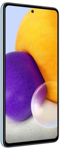 Смартфон Samsung SM-A725F Galaxy A72 128Gb 6Gb голубой моноблок 3G 4G 2Sim 6.7" 1080x2400 Android 11 64Mpix 802.11 a/b/g/n/ac NFC GPS GSM900/1800 GSM1900 TouchSc Ptotect MP3 microSDXC max1024Gb фото 3