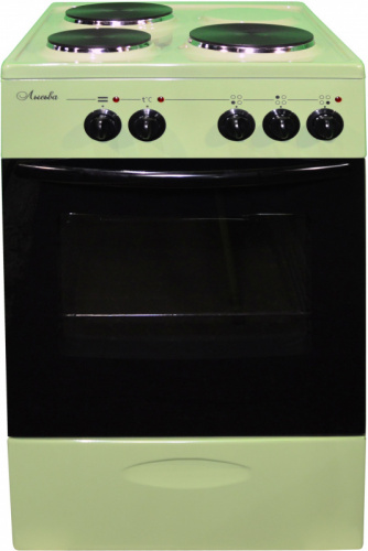 Плита Электрическая Лысьва ЭП 301 МС зеленый эмаль (без крышки)