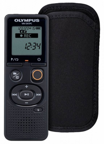 Диктофон Цифровой Olympus VN-541PC + CS131 soft case 4Gb черный фото 7