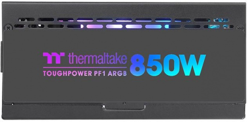 Блок питания Thermaltake ATX 850W Toughpower PF1 ARGB 80+ platinum 24pin APFC 140mm fan color LED 12xSATA Cab Manag RTL фото 5
