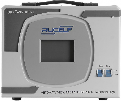 Стабилизатор напряжения Rucelf SRF.II-12000-L 12кВА однофазный белый (SRFII-12000-L)