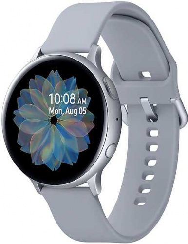 Смарт-часы Samsung Galaxy Watch Active2 44мм 1.4" Super AMOLED серебристый (SM-R820NZSASER) фото 3