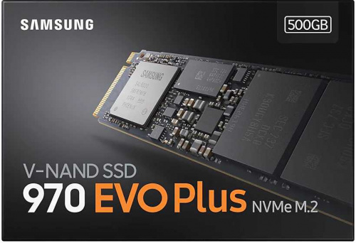 Накопитель SSD Samsung PCIe 3.0 x4 500GB MZ-V7S500BW 970 EVO Plus M.2 2280 фото 5